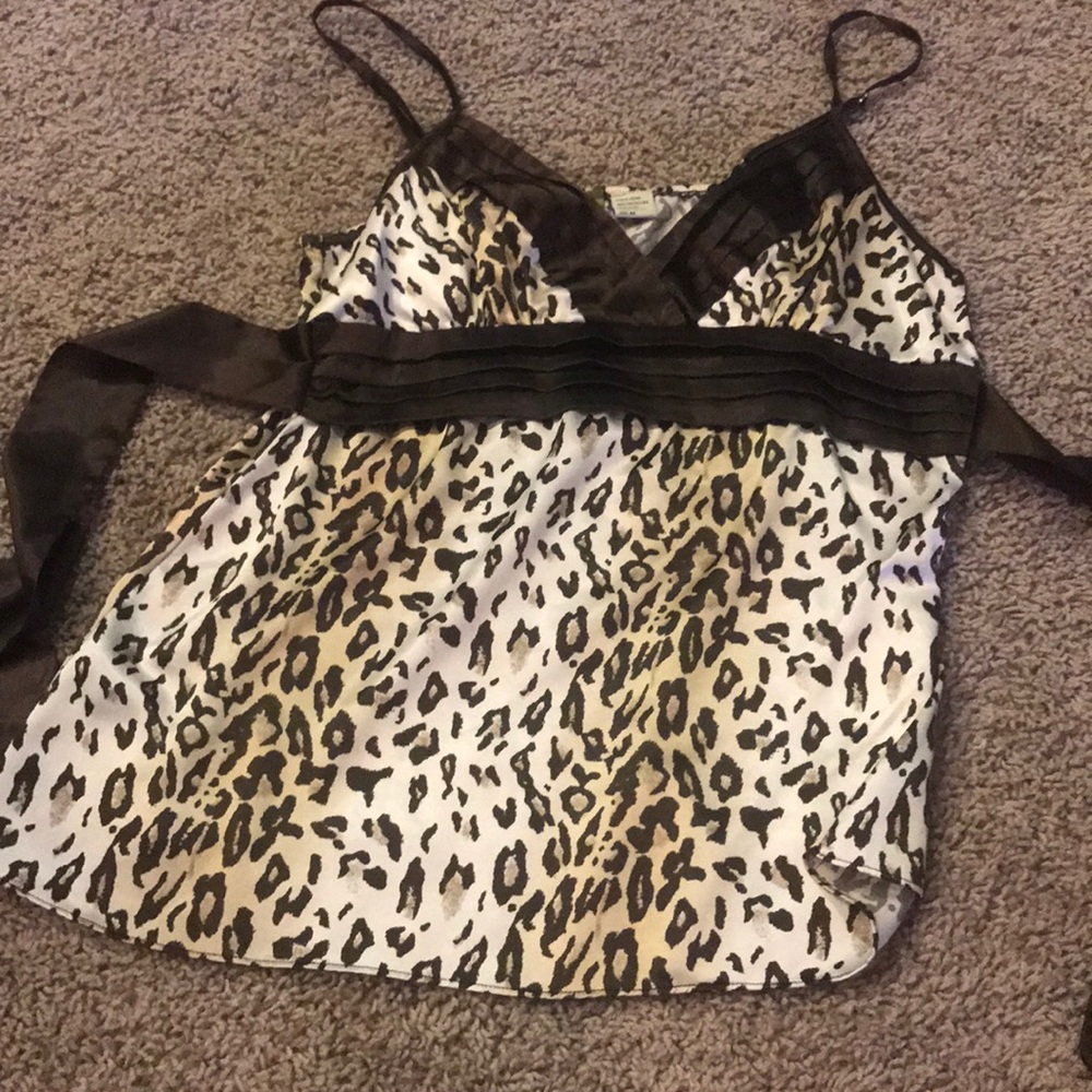 Leopard print tank